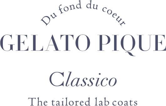 du fond du coeur GELATO PIQUE Classico The tailored lab coats