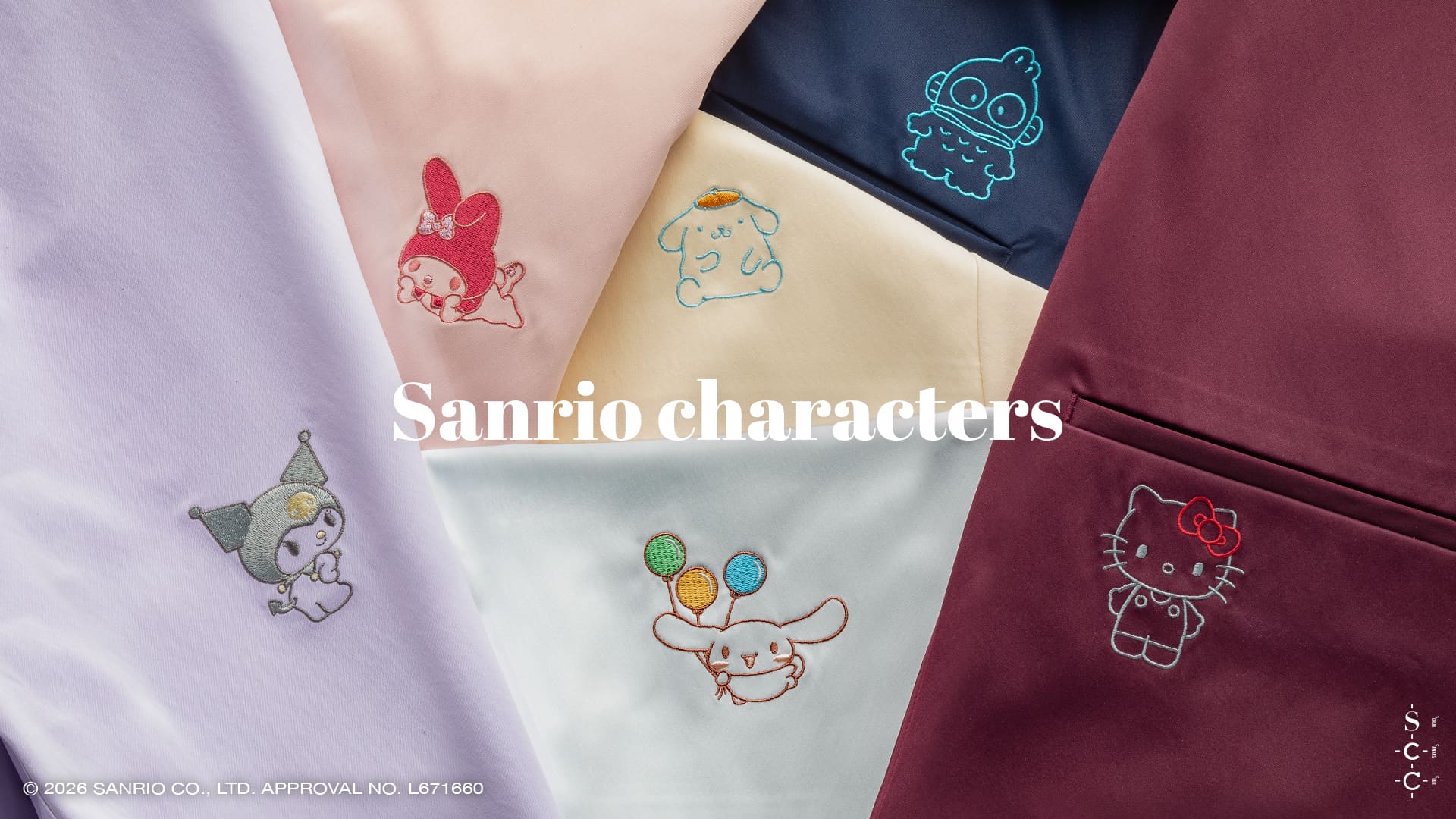 【新商品】Scrub Canvas Club × Sanrio Characters コラボレーション 発売のお知らせ